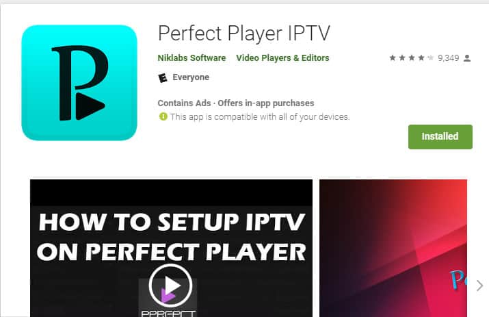 Perfect Player iPTV