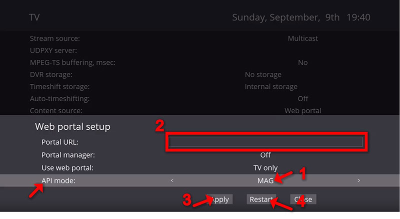 How to setup IPTV on TVIP Box