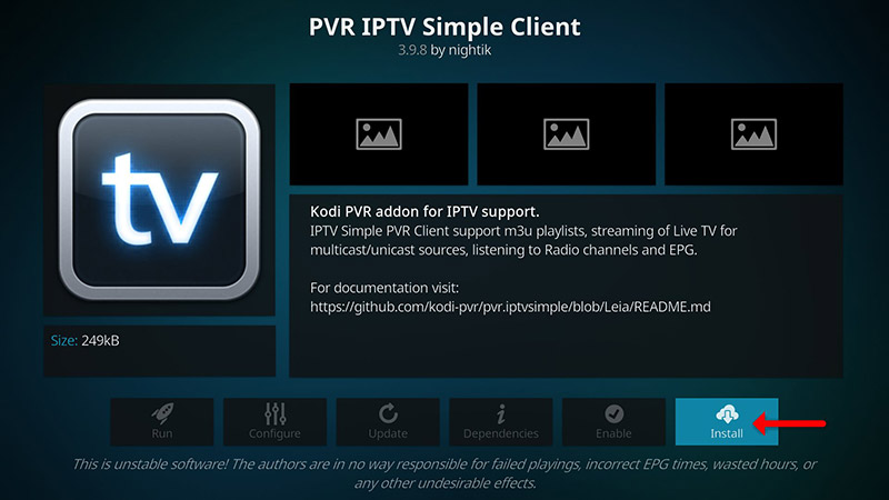 How to setup IPTV on Kodi