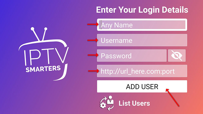 How to setup IPTV on IPTV Smarters Pro